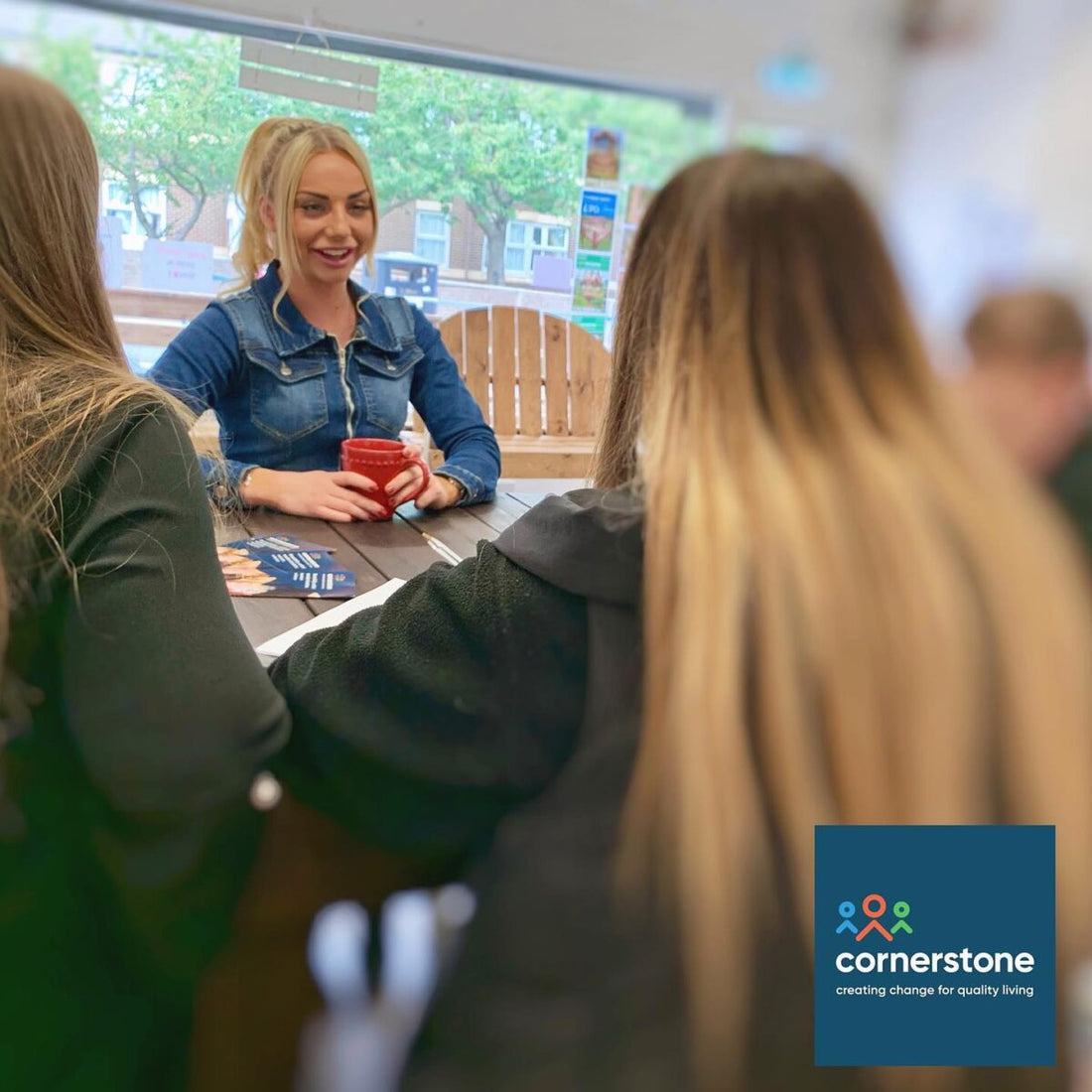 Beauty Queen Visits Women’s Group