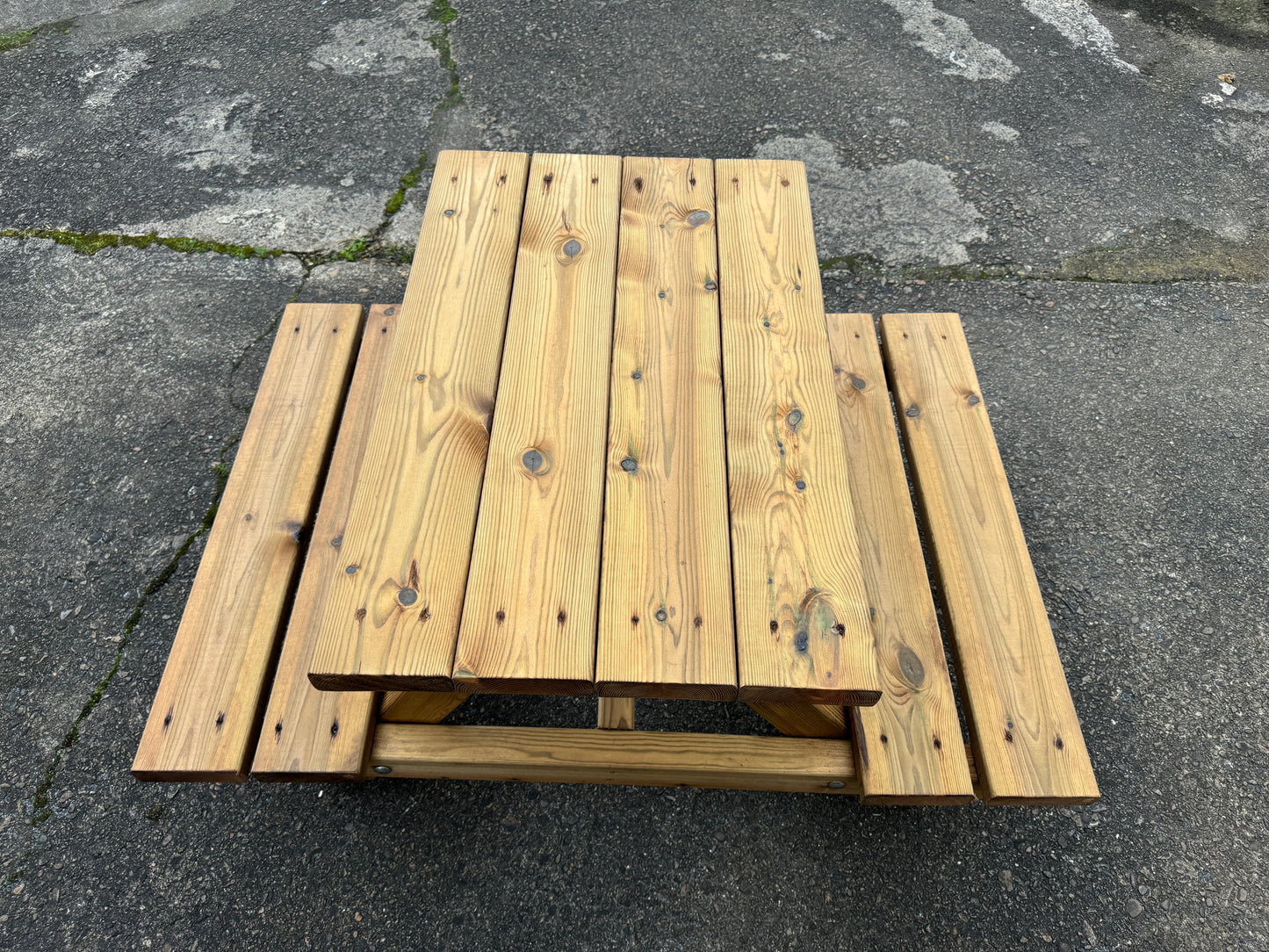 Beautiful child’s picnic bench