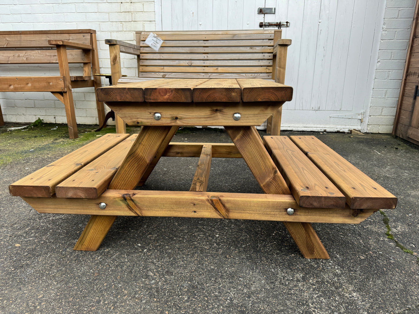 Beautiful child’s picnic bench