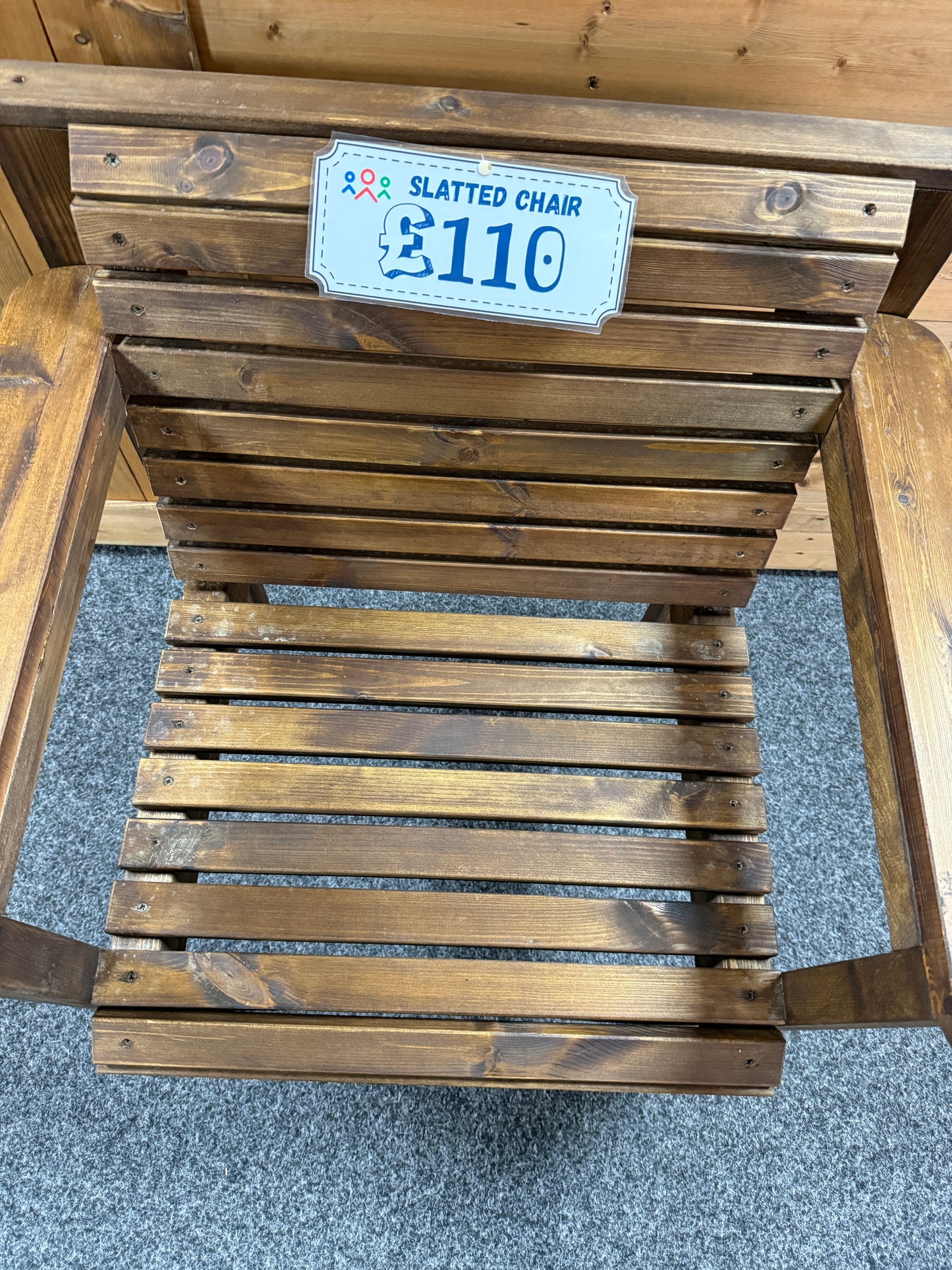 Garden Slatted Chair