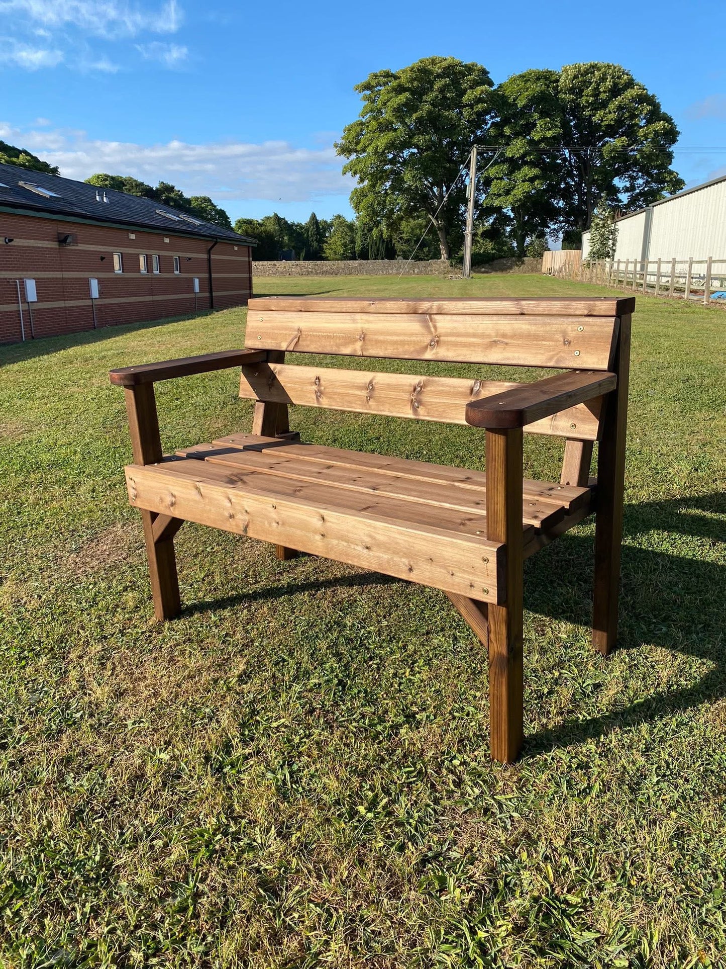 Garden Flat Back Bench